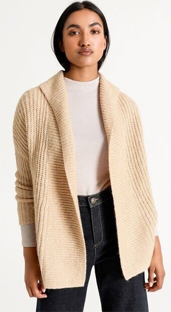 Basque Relaxed Longline Cardigan