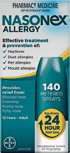 Pharmacy Best Buys Nasonex Allergy 140 Metered Sprays offer