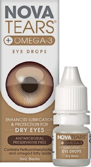 Pharmacy Best Buys NovaTears +Omega-3 Eye Drops 3mL offer