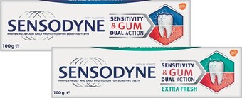 Sensodyne Sensitivity & Gum Dual Action Original or Extra Fresh 100g