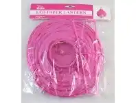 Lantern, Paper 20 cm - Hot Pink