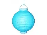 The Party People Shop Lantern, Paper 20 cm - Sky Blue offer