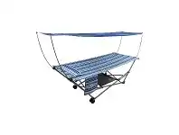 BCF Wanderer Summer Stripe Quad Fold Hammock offer