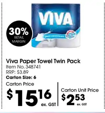 Viva Paper Towel Twin Pack