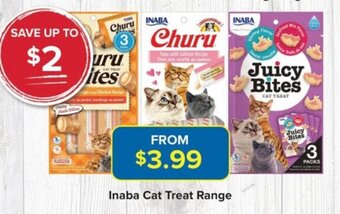 PetO Inaba Cat Treat Range offer