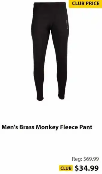 Men's Brass Monkey Fleece Pant