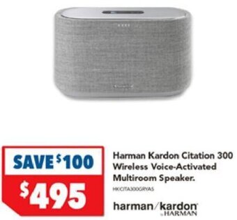 Harman Kardon Citation 300 Wireless Voice-Activated Multiroom Speaker