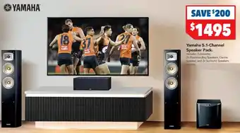 Harvey Norman Yamaha 5.1-Channel Speaker offer