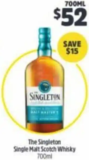 BWS The Singleton Single Malt Scotch Whisky 700ml offer