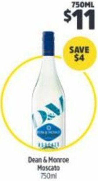 Dean & Monroe Moscato 750ml