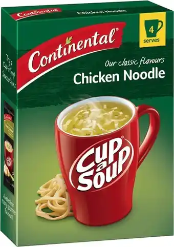 IGA Xpress Continental Cup a Soup 4 Pack Selected Varieties offer