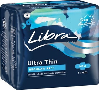 IGA Xpress Libra Ultra Thins 10-14 Pack Selected Varieties offer