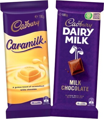 IGA Xpress Cadbury Chocolate Block 160-190g Selected Varieties offer