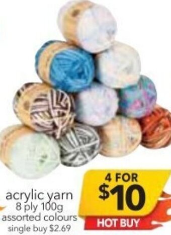 Cheap as Chips Acrylic Yarn offer