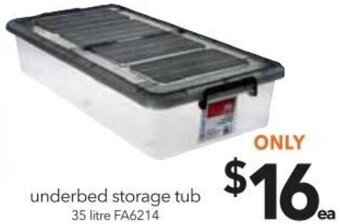 Cheap as Chips Underbed Storage Tub offer