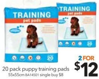 Cheap as Chips 20 Pack Puppy Training Pads offer
