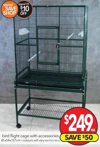 Cheap as Chips Bird Flight Cage With Accessories offer