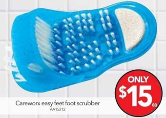Cheap as Chips Careworx Easy Feet Foot Scrubber offer