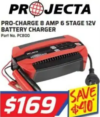 Auto One Pro-Charge 8 Amp 6 Stage 12V Battery Charger offer