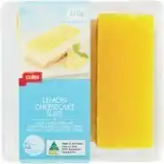 Coles Coles Lemon Cheesecake Slice 2 Pack offer