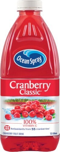 Coles Ocean Spray Fruit Drink 1.5 Litre offer