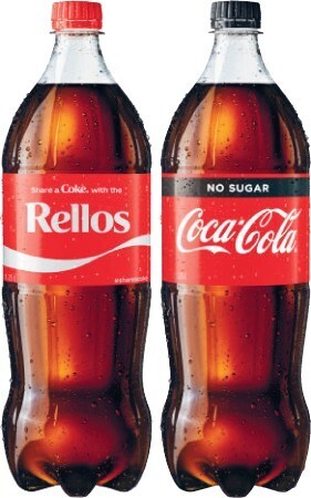 Coles Coca-Cola Soft Drink 1.25 Litre offer