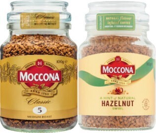 Coles Moccona Classic Freeze Dried Coffee 100g or Flavoured Coffee 95g offer