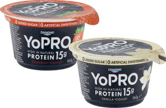 Coles Danone YoPro Yoghurt 160g offer