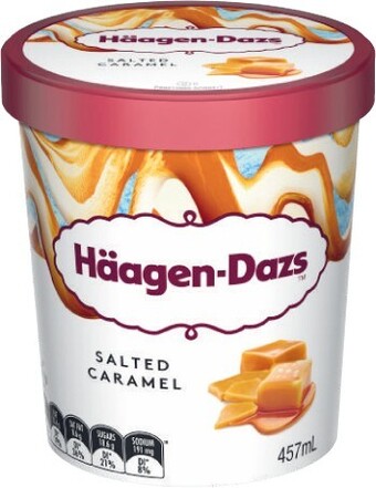 Coles Häagen-Dazs Ice Cream Tub 457mL offer