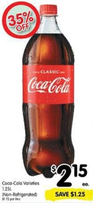 Spar Coca-Cola 1.25l offer