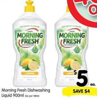 Spar Morning Fresh Dishwashing Liquid 900ml offer