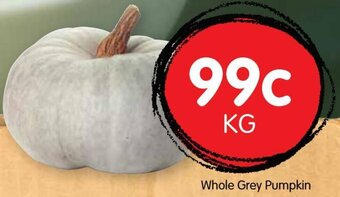 Spudshed Whole Grey Pumpkin offer
