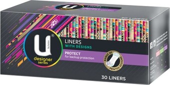 Coles U by Kotex Protect Floral Liners 30 Pack offer