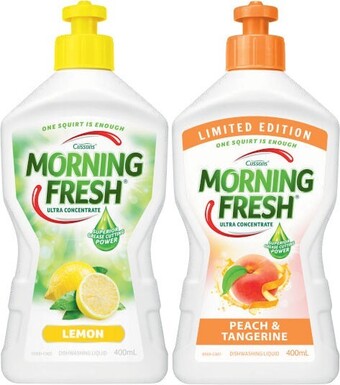 Coles Morning Fresh Dishwashing Liquid 400mL offer
