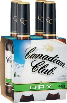 Coles Canadian Club & Dry 4.8% Bottles 4x330mL offer