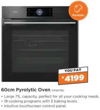 60cm Pyrolytic Oven OP8678G