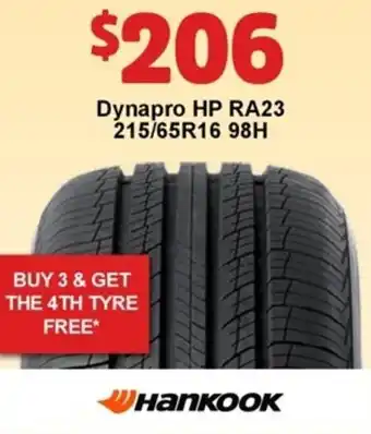 Jax Tyres Dynapro HP RA23 215/65R16 98H offer