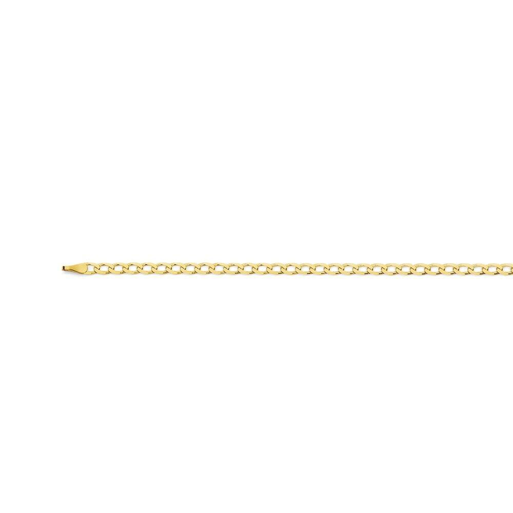 9ct Gold 50cm Solid Open Curb Chain 