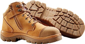 RSEA Safety Steel Blue Parkes Hiker Style Lace Up Ankle Safety Boots with Scuff Cap offer