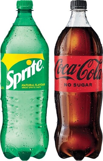 IGA Coca-Cola, Sprite, Fanta, Lift or Mount Franklin Lightly Sparkling Water 1.25 Litre Selected Varieties offer