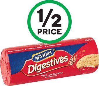 McVitie’s Digestives 300-400g or Go Aheads 218g