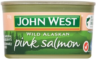 Woolworths John West Pink Salmon 210g offer