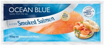 Woolworths Ocean Blue Sliced Smoked Salmon 300g offer