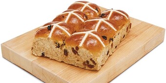 Woolworths Hot Cross Bun Varieties Pk 6-9* – Excludes Brioche Hot Cross Bun Varieties offer