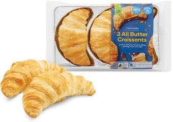 Woolworths All Butter Croissants Pk 3/4