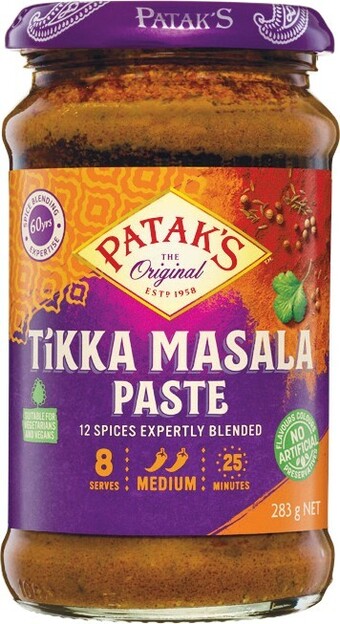 Woolworths Patak’s Curry Paste 283-312g offer