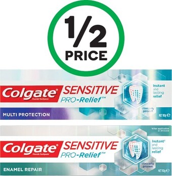 Woolworths Colgate Sensitive Pro-Relief Toothpaste 110g# offer