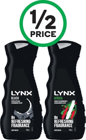 Woolworths Lynx Shower Gel 400ml offer