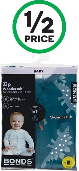 Woolworths Bonds Zippy Wondersuit Pk 1 offer