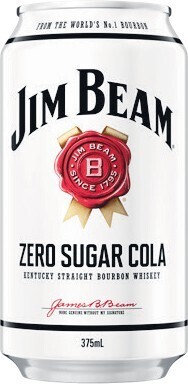 Woolworths Jim Beam & Zero Sugar Cola Cans 24x375ml offer